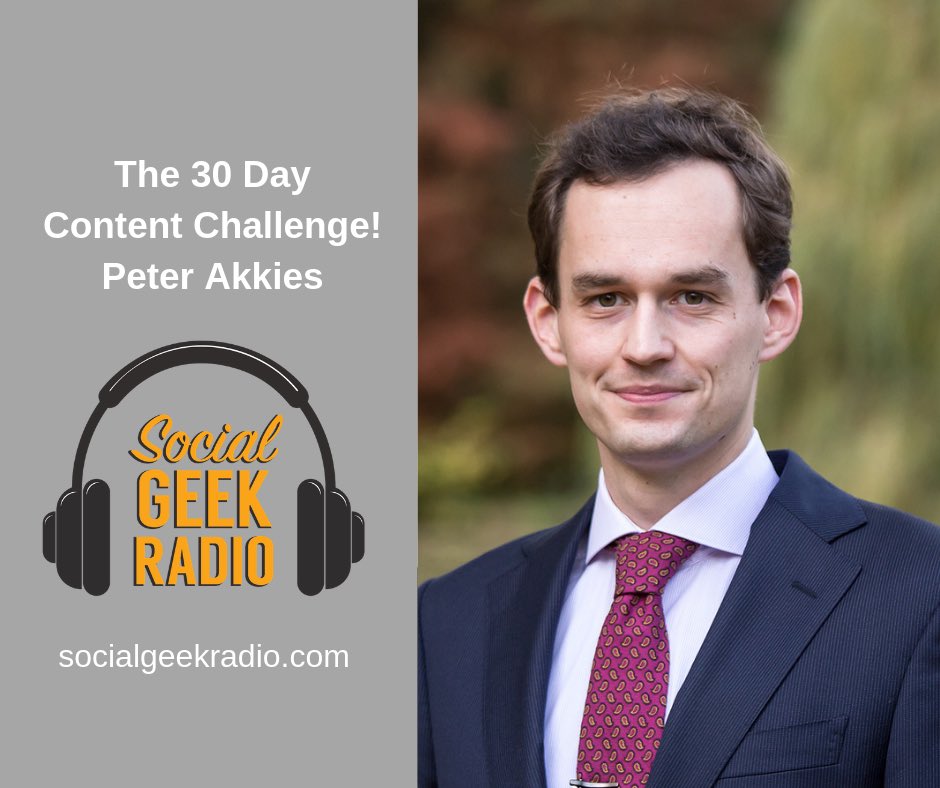 SocialGeekRadio's tweet image. Today&apos;s guest @peterakkies has blogged every day for nearly one year. Check out his 30-Day Creator Challenge!
  
socialgeekradio.com/could-you-crea…
#contentmarketing #socialgeek #geekitout #letitgeek #geekery #geekyAF #SocialMediaConsigliere #SeasonX #SeasonTen #IFA2019 
@SocialJoey