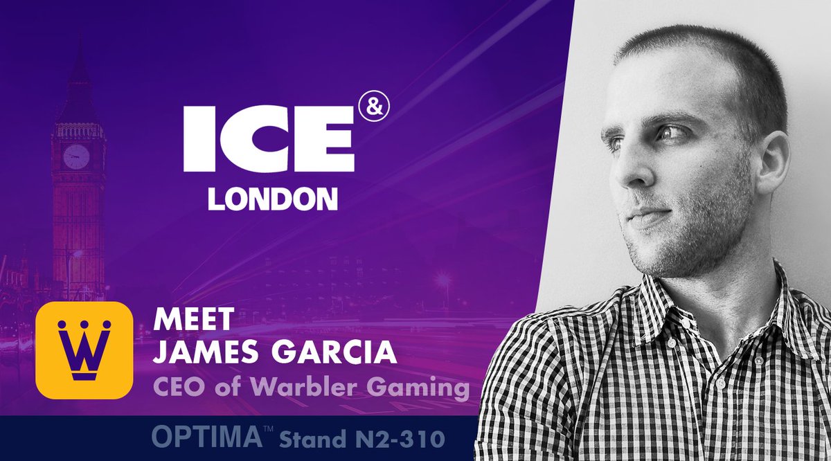 WarblerGaming's tweet photo. Don't miss the opportunity to meet Warbler Gaming's CEO James Garcia and discover the future of "Gamebling" at @ICE_London_Talk February 5th-7th.

🎯 Find Warbler Gaming at OPTIMA Stand N2-310.

#gamification #ICELondon #ICELondon2019 https://t.co/WCgqZNAmBN