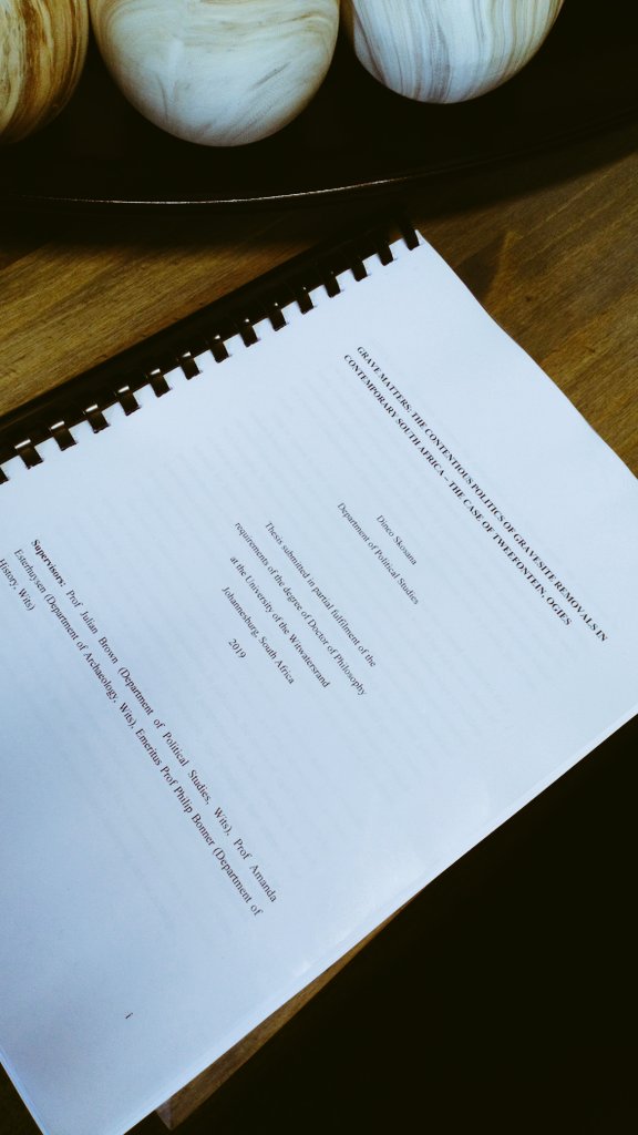 Submitted my PhD thesis today. I survived the supervision of 3 professors in Political Science, History and Archaeology for a duration of 5 years 🙈🙈Thanks, #PhDForum #phdchat for your supportive platform 🖤😘