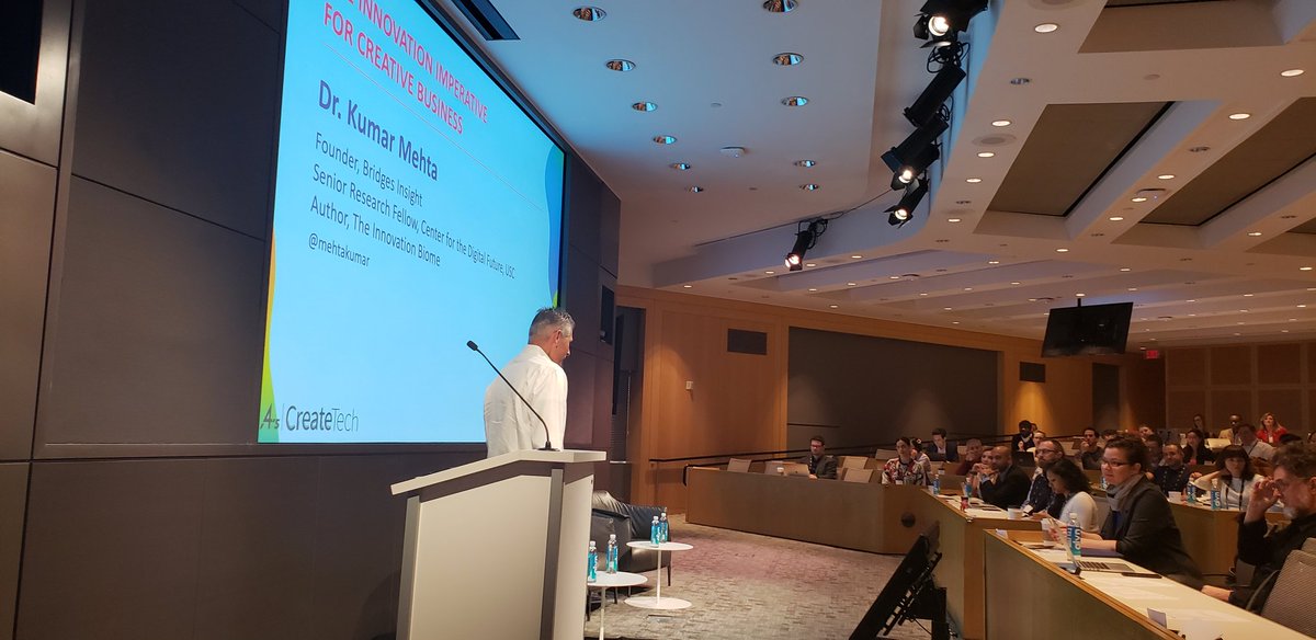 itscomplicated's tweet image. Opening Keynote with @mehtakumar on &quot;The Innovation Imperatove for Creative Business&quot; at #createtech #4ascreatetech @4As #innovation