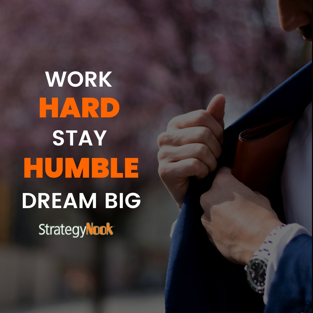 Your hard work will pay off! Hold on to your vision, set those goals and put them to action. #TuesdayToughts #TuesdayMotivation #StrategyNook