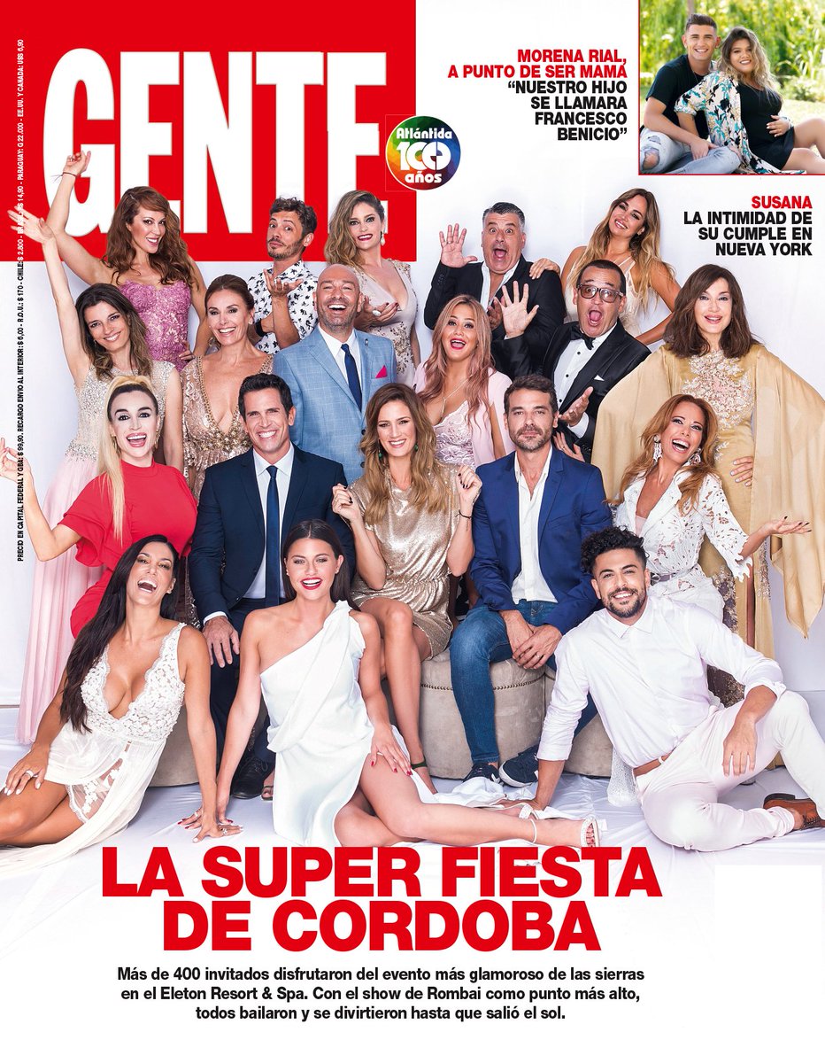 genteonline's tweet image. Ya salió la nueva edición de GENTE. Más de 400 invitados disfrutaron del evento más glamoroso de las sierras en el Eleton Resort &amp;amp; Spa. Con el show de Rombai como punto más alto, todos bailaron y se divirtieron hasta que salió el sol.

Leé la nota de tapa: bit.ly/2UJy2cK