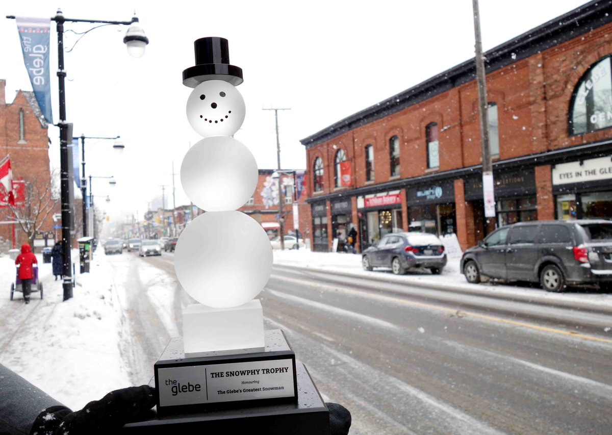 intheglebe's tweet photo. It may be sloppy out there, but it's perfect snowman-making weather. Heavy sticky snow will help you create your best Frosty. Enter our #SnowphyTrophy Challenge and win a prize package from @tiggysottawa, @alicjaconfect and @CineplexMovies. Details here: https://t.co/R7Zt2ggKdD https://t.co/X2A9MHdJhc