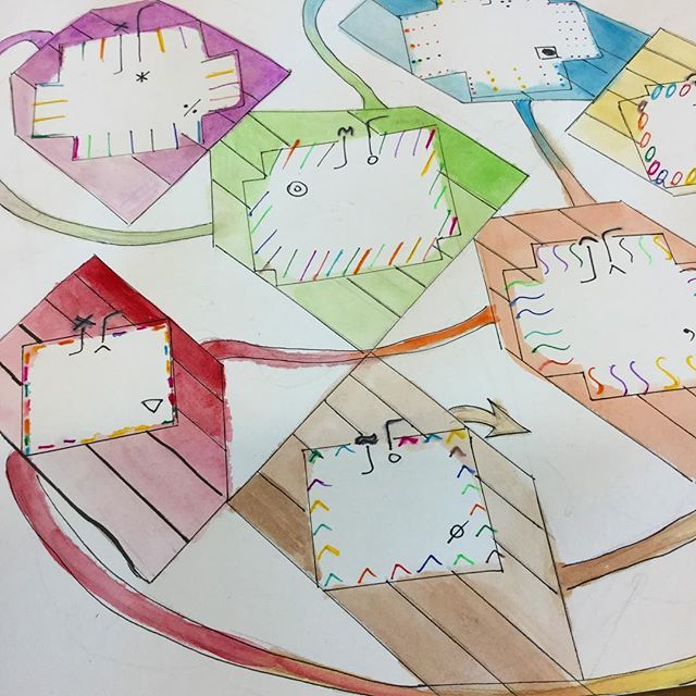 A Week of Emotion - grade 10 rock yet another week of stunning data drawings! See them all at bit.ly/2RGtd1Y #deardata #mypart #dpart