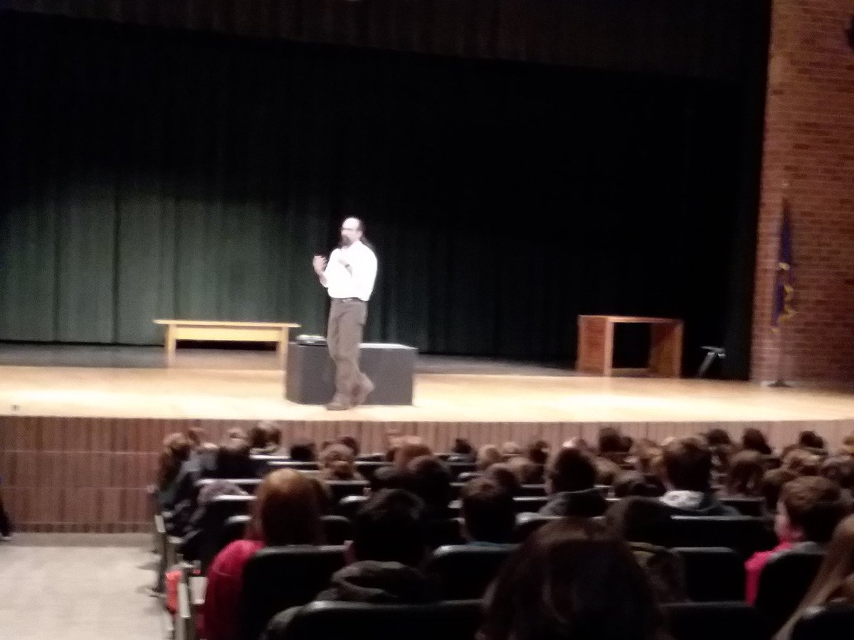 Big thanks to author Johnathan Rand for sharing his story of becoming an author.  And thanks to <a href="/HoughtonLakeLib/">Houghton Lake Public</a> for organizing.  #HLCSGreatThings