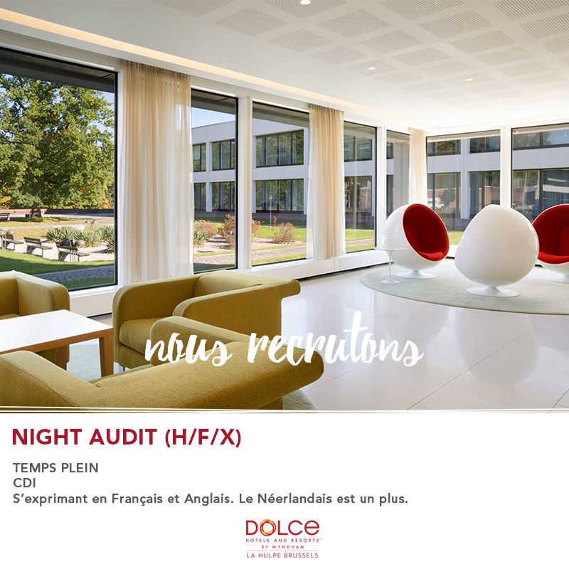 Dolce La Hulpe Brussels (@dolcelahulpe) on Twitter photo ๐ฃ๐ข Dolce La Hulpe Brussels is hiring!
Interested? Send an email to emilie.pollie@dolce.com ๐ฃ๐ข Dolce La Hulpe Brussels is hiring!
Interested? Send an email to emilie.pollie@dolce.com