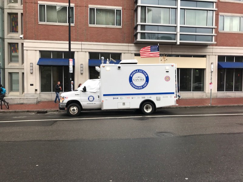 We are ready for the #PatriotsParade. Public safety is essential during these celebrations and LAN-TEL’s Mobile Action Command Unit (MACU) is in place on the parade route. <a href="/necaboston/">NECA Boston</a> <a href="/IBEW103/">Local 103 IBEW</a>