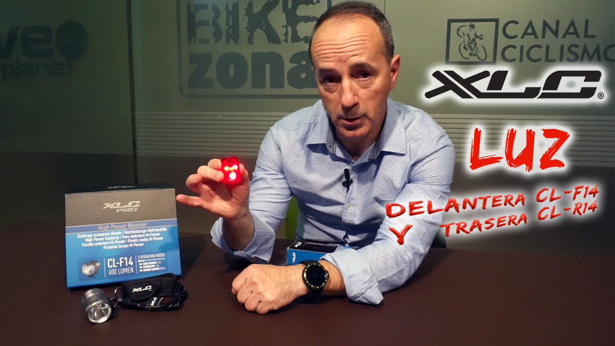 Veoplanet's tweet photo. En Youtube, último programa de la serie que Josema Fuente ha dedicado a los #componentes #XLC. En este caso un #accesorio imprescindible:
las #luces !!
#CLF14 #CLR14 #led #bicicleta
https://t.co/E29Ak5ojkt https://t.co/Brd7fhdE3P