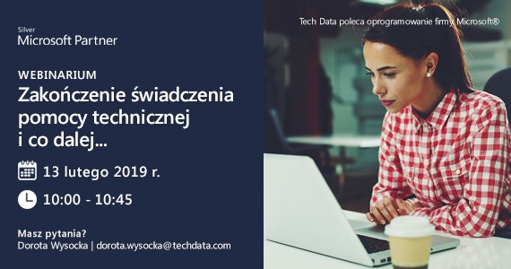 TDSYNNEXPL's tweet image. Szkolenie online dedykowane zakończeniu wsparcia technicznego dla rodzin serwerów: SQL Server 2008/2008R2, Windows Server 2008/2008R2, Exchange Server 2010 i Windows 7. Rejestracja: ms.spr.ly/6010T8o94  
#WindowsServer2008 #SQLServer2008 #ExchangeServer2010 #Microsoft