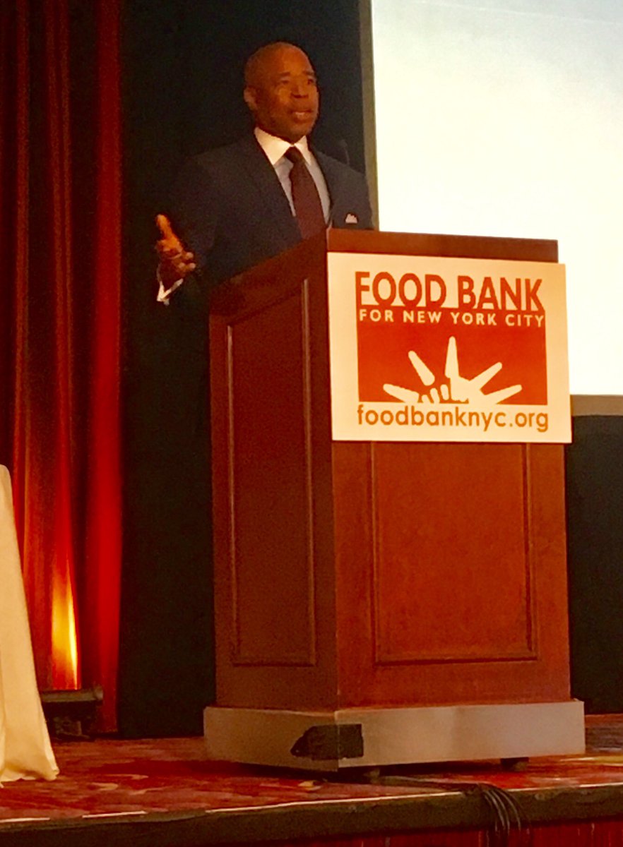 FoodBank4NYC's tweet photo. Big gratitude to Brooklyn @BPEricAdams for sharing his powerful story about nutrition as a path to better health. #BeTheOne #HungerConference https://t.co/2YdV0nGjc1