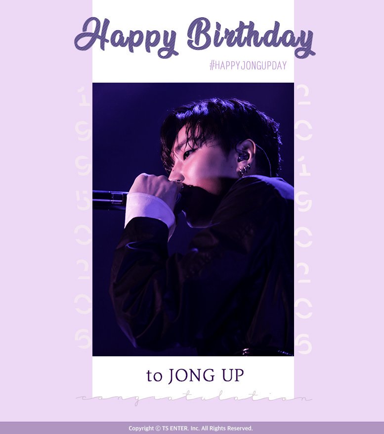 20190206 HAPPY BIRTHDAY to  (JONG UP)     