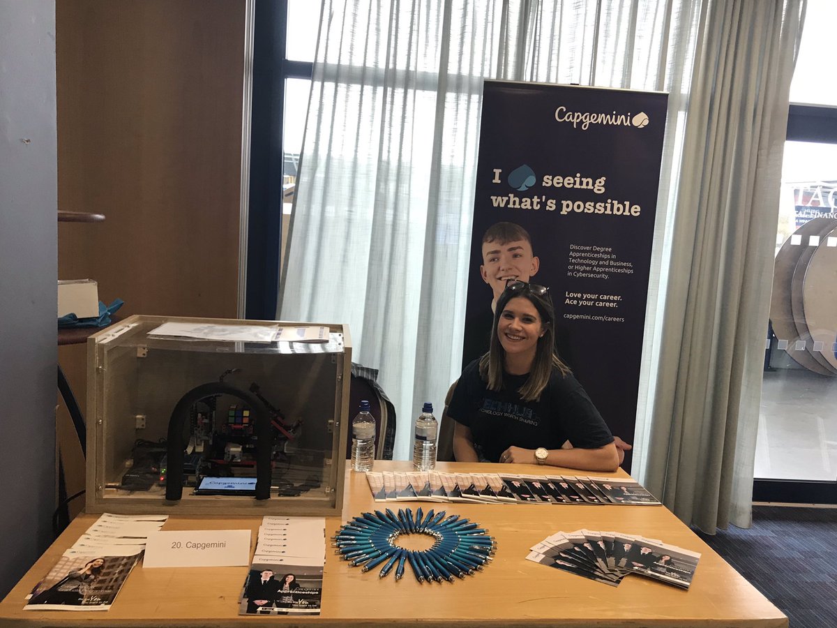 georgielwinter's tweet photo. At #ShropApprentice βAll About Apprenticeshipsβ event this afternoon demonstrating our RubiksCube Robot! #LoveYourCareer https://t.co/JZ4mjziruu