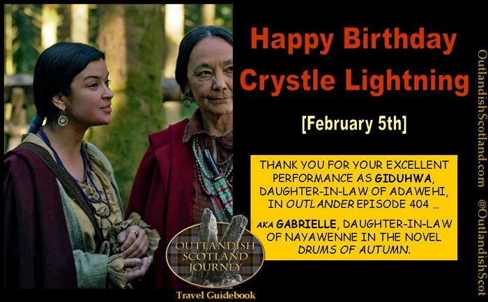 Happy Birthday to Crystle Lightning. It s a Giduhwa/Gabrielle day! 