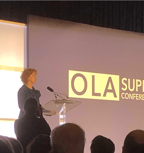 carlabrc's tweet photo. Toutes nos félicitations à notre présidente actuelle @dbournetyson qui a reçu lors de #olasc19 le prix Ken Haycock pour sa contribution à la reconnaissance et à l’appréciation du public de la bibliothéconomie. https://t.co/uqGlLk4hm4 https://t.co/Y4HrdxtOXN