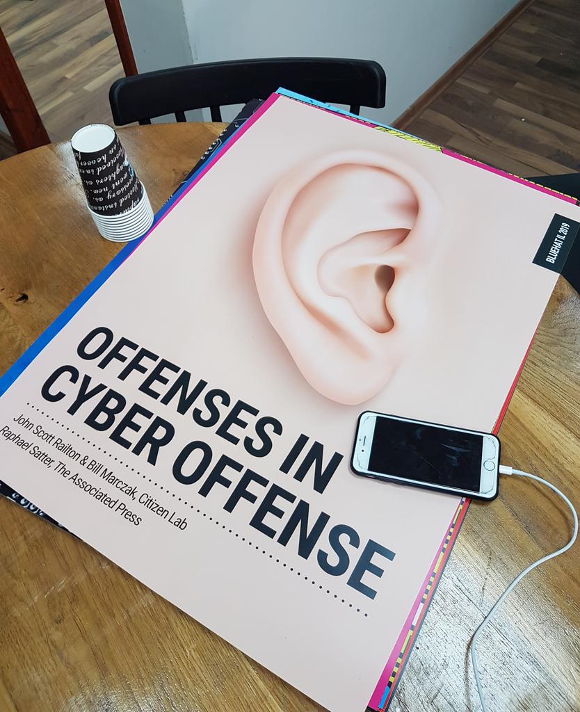 BlueHatIL's tweet photo. Are we the good guys? @citizenlab and @AP on the Israeli cyber offense market, tomorrow, 5:15pm at #BlueHatIL https://t.co/ABLluhLKtp