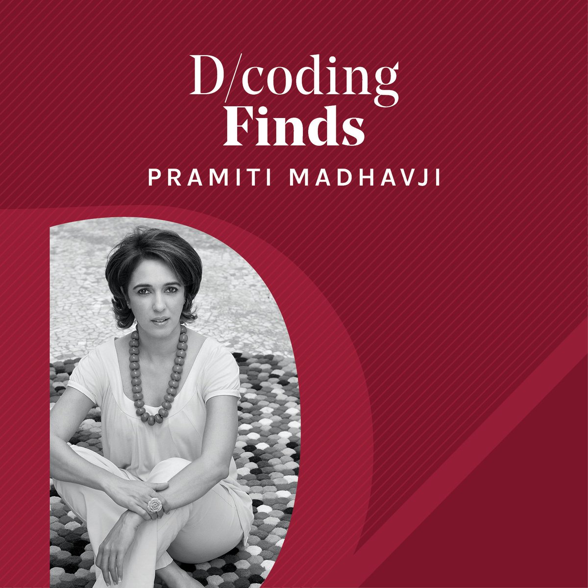TRENDSMagIndia's tweet photo. Introducing Pramiti Madhavji, the curator for #DcodingFinds at @cmcmarbles presents D/code 2019! Join us on the 2nd and 3rd of March to experience the second edition of India's first #CuratedLuxuryLivingShow at NSCI Dome, Worli, Mumbai. #Dcode2019 #DcodingTechnology https://t.co/9QrGmDL7DM