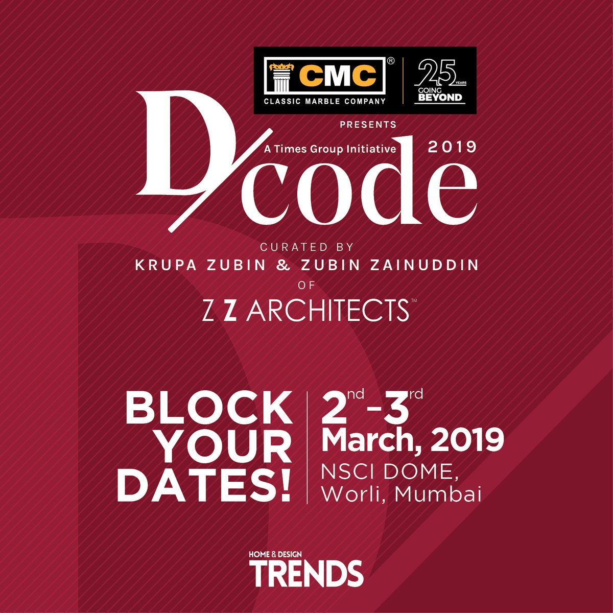 TRENDSMagIndia's tweet photo. Introducing Pramiti Madhavji, the curator for #DcodingFinds at @cmcmarbles presents D/code 2019! Join us on the 2nd and 3rd of March to experience the second edition of India's first #CuratedLuxuryLivingShow at NSCI Dome, Worli, Mumbai. #Dcode2019 #DcodingTechnology https://t.co/9QrGmDL7DM