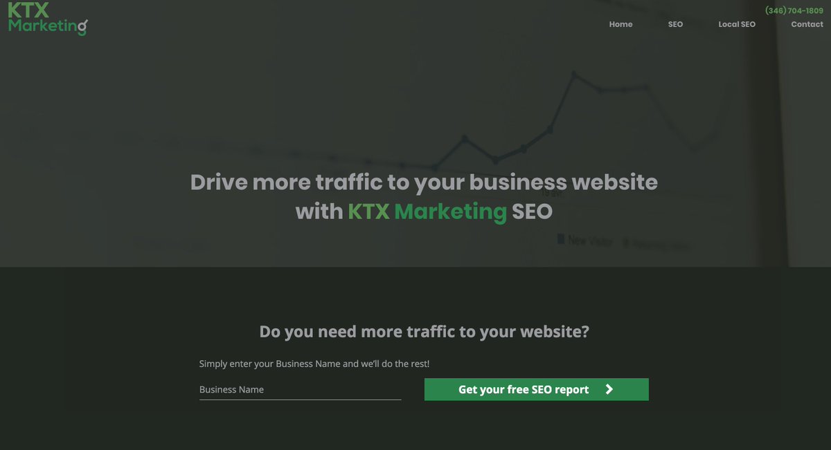 Do you need more traffic to your website? Get a #free #seo #report. ktxmarketing.com/seo/