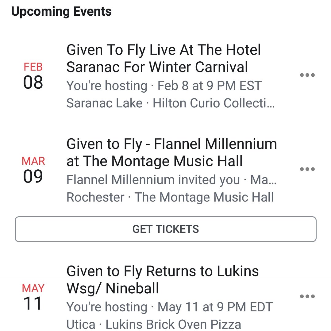 giventoflyband's tweet photo. Upcoming Events!
#giventoflyband #pjtribute #pearljamexperience #pjexperience
#pearljamtribute https://t.co/tVOP6HSllc
