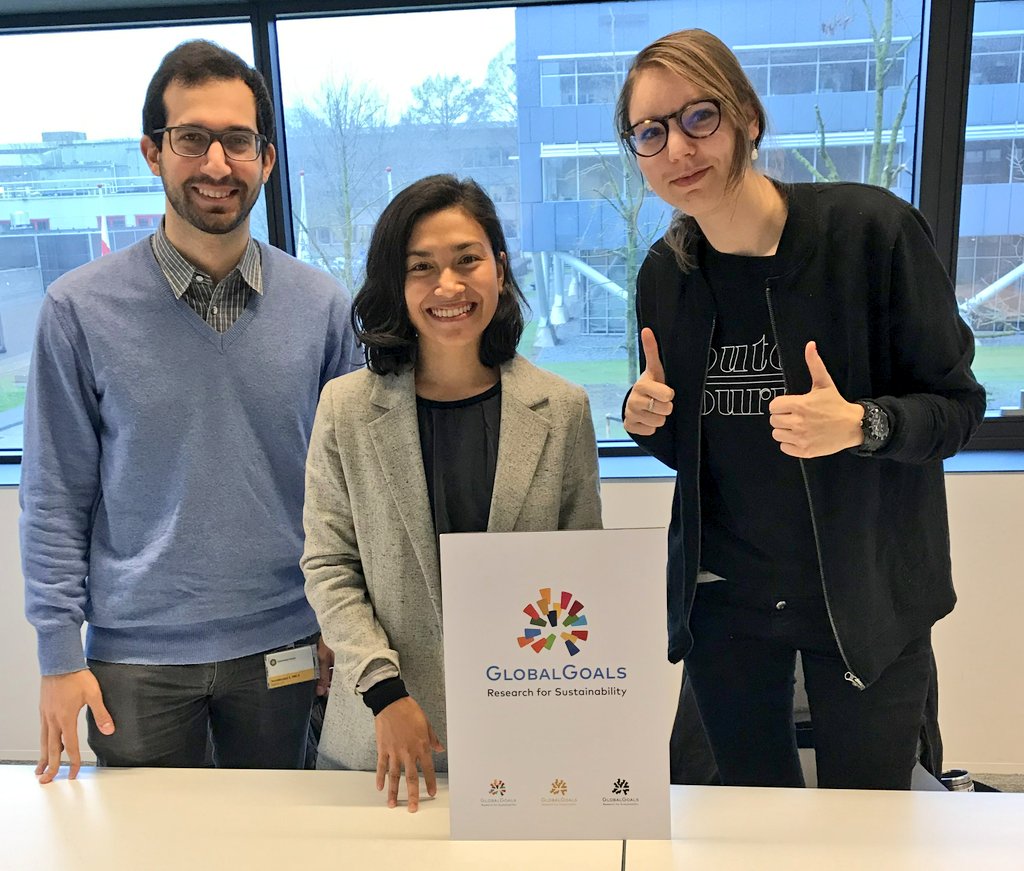 We would like to warmly welcome three of our four new PhD researchers: Francesco Montesano, Abbie Yunita & Melanie van Driel. Each will be studying the steering effects of the SDGs (more on this to follow!). Today was also the day we decided on a logo. We hope you like it!