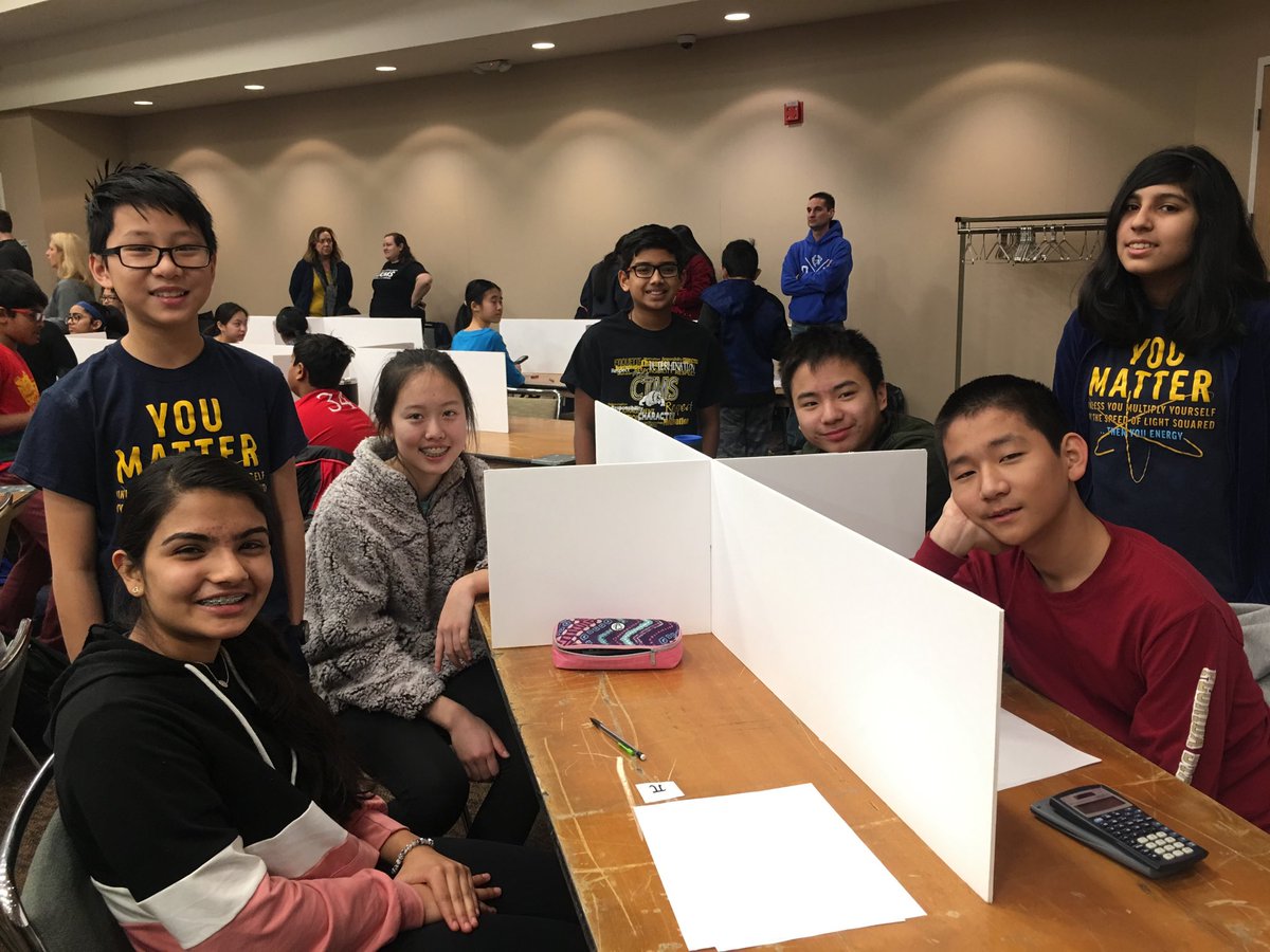 mroswurmct's tweet image. Getting ready for our Math Counts competition.   @CTMSBulldog