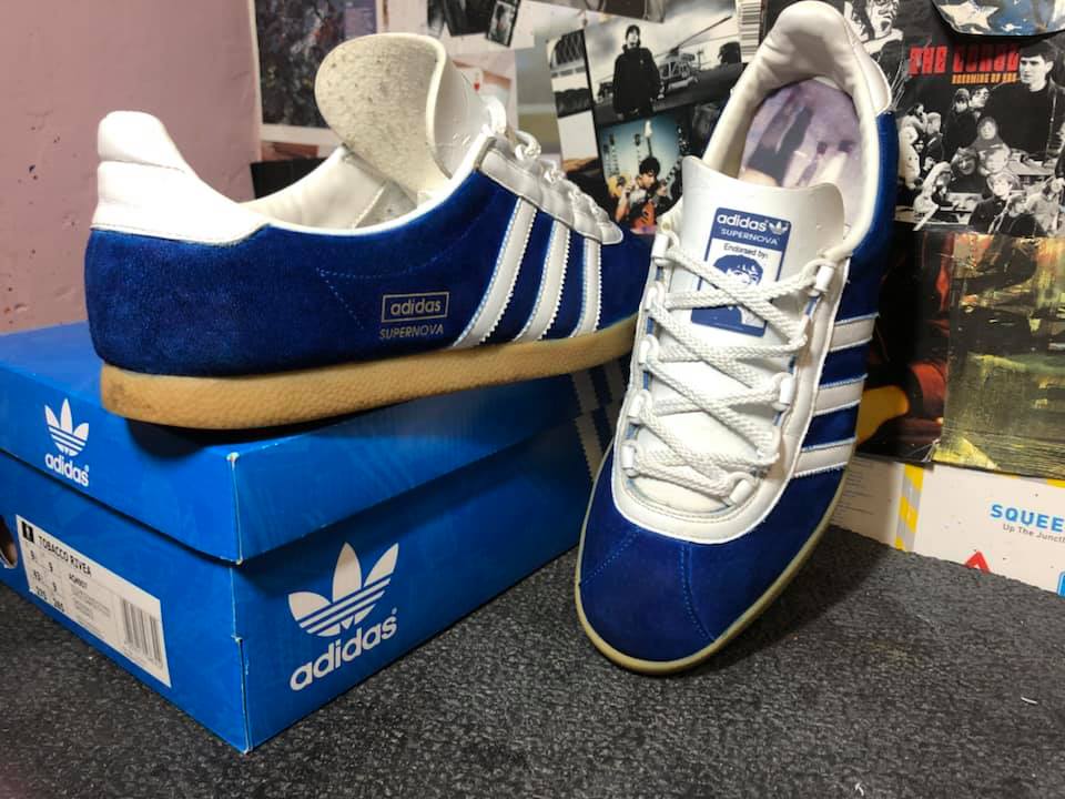 oasis definitely maybe adidas trainers