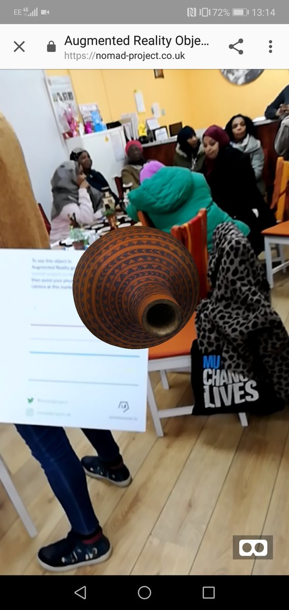 ExcelWomensAssc's tweet image. Fascinating exhibition - oral history recording, photogrammetry, and  mixed reality in the Hololens.  #nomadproject #somaliheritage @mnemoscene_ltd @AbiraHussein @Gobannimo @HannaAli @zahrakeen_