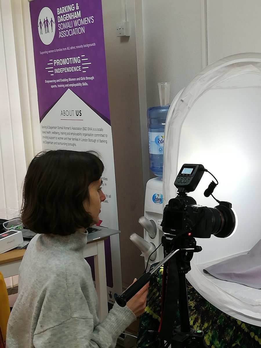 ExcelWomensAssc's tweet image. Fascinating exhibition - oral history recording, photogrammetry, and  mixed reality in the Hololens.  #nomadproject #somaliheritage @mnemoscene_ltd @AbiraHussein @Gobannimo @HannaAli @zahrakeen_