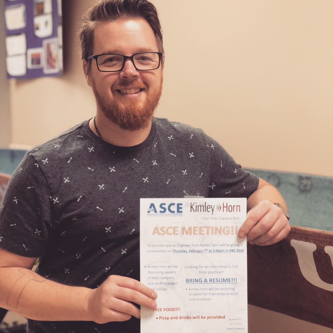 UttylerAsce's tweet photo. Coming straight from your President Rowdy of ASCE-Don’t forget that we are having a meeting this Thursday (02/07) in RBS 2024 @5pm with Free Pizza! Bring a resume if you’re looking for an internship.Don’t forget that ASCE is starting a mentorship, email: asce@patriots.uttyler.edu https://t.co/iaKUejnrD2