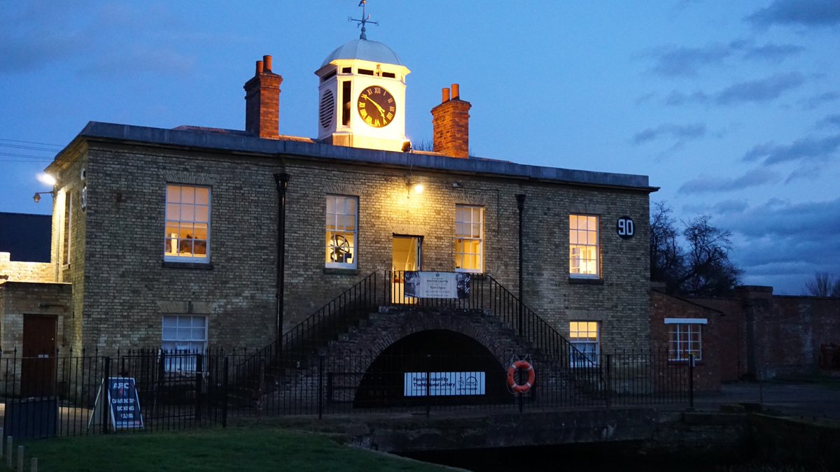 Amazing image taken and donated by Doreen and Dennis Addicott last week of the Visitor Centre on a chilly winter evening. #volunteers #thedepot #heritage