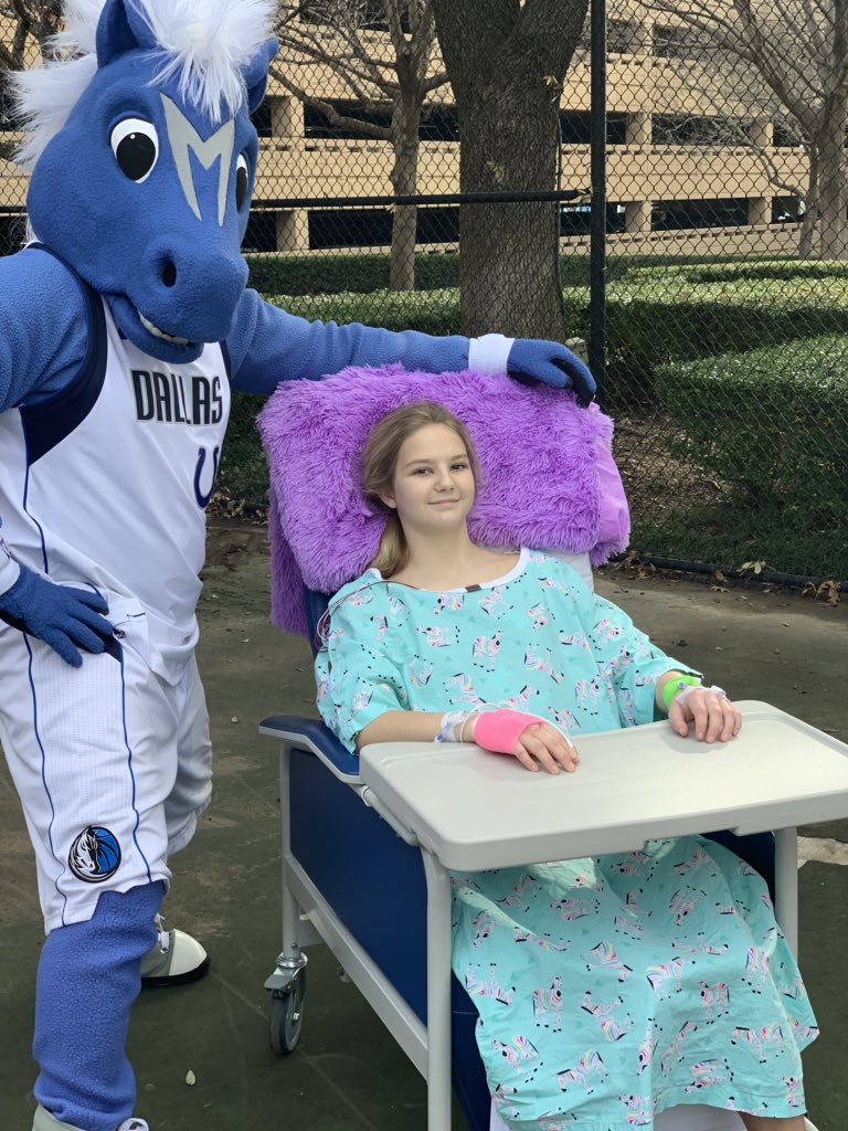 Some shoot around fun here at Texas Scottish Rite Hospital for Children with Champ and a few of your Dallas Mavericks Players <a href="/MaxiKleber/">Maxi Kleber</a> <a href="/DwightPowell33/">Dwight Powell</a> <a href="/RBroekhoff45/">Ryan Broekhoff</a> <a href="/MavsCare/">Mavs Care</a> @TxScottishRite