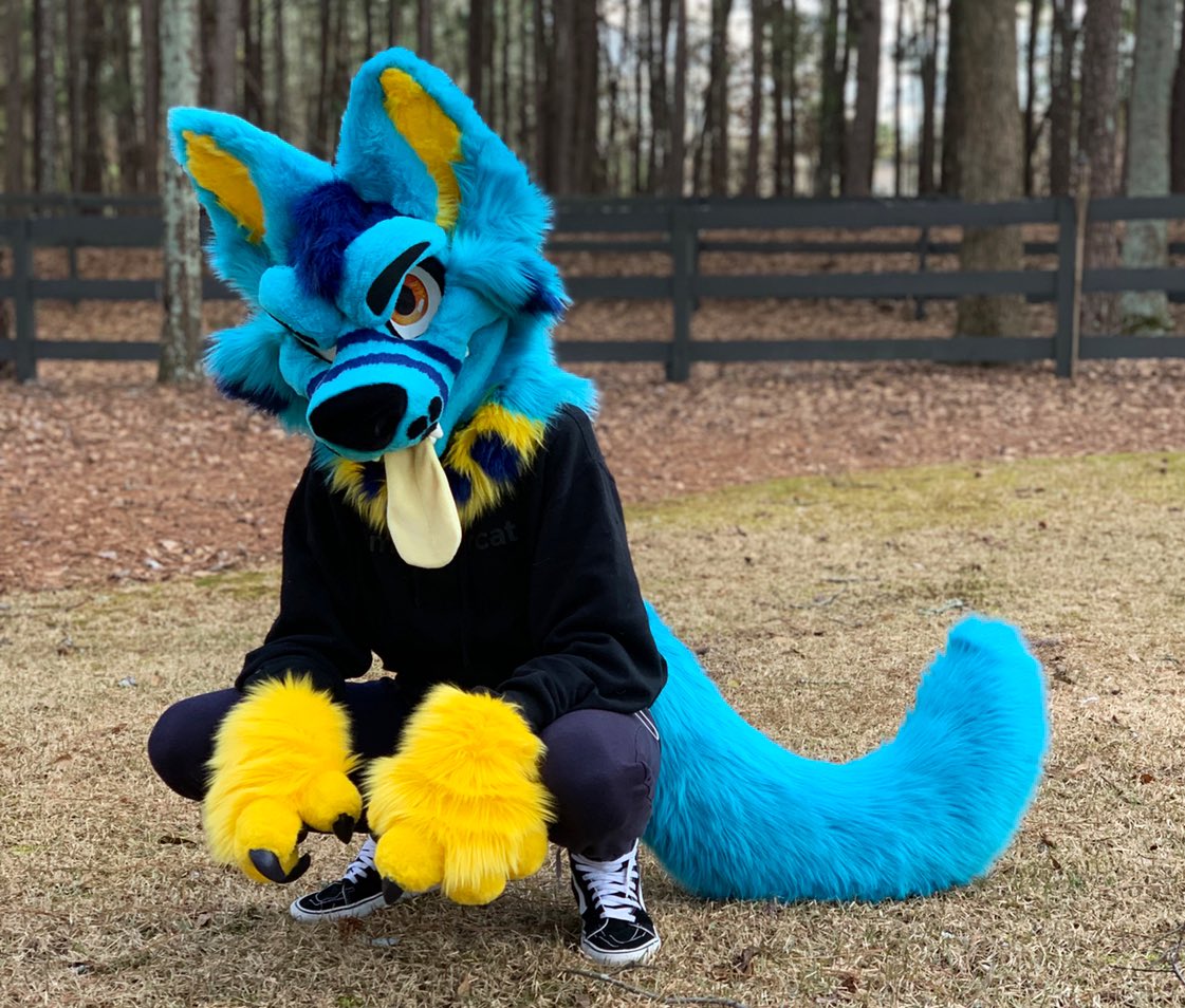 I don’t bite.... too hard #morefurless #fursuit.