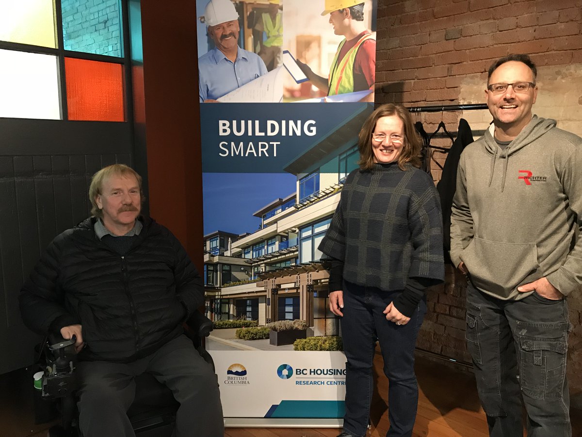 BC_Housing's tweet image. Thank you to Stan, Heather & Jerry for coming to our final #BuildingSmart seminar on the #BCBuildingCode changes!