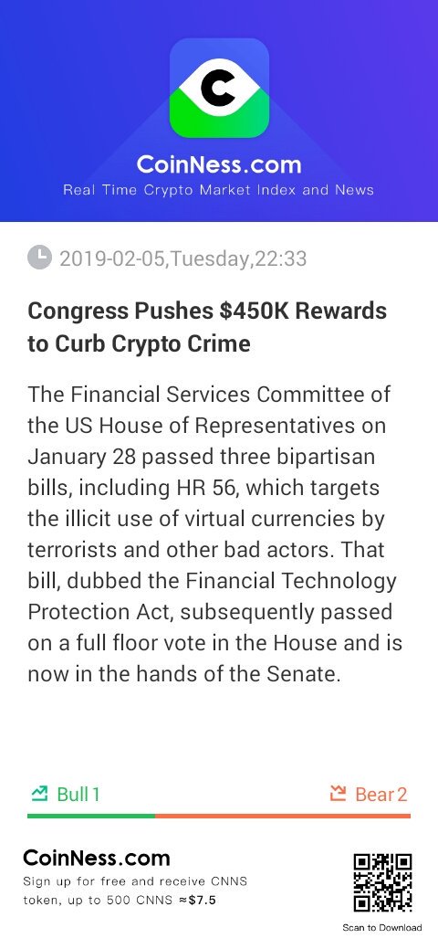 #[Congress Pushes $450K Rewards to Curb Crypto Crime]

The Financial Services Committee of the US Hou...

bi.city/s/i2iE4