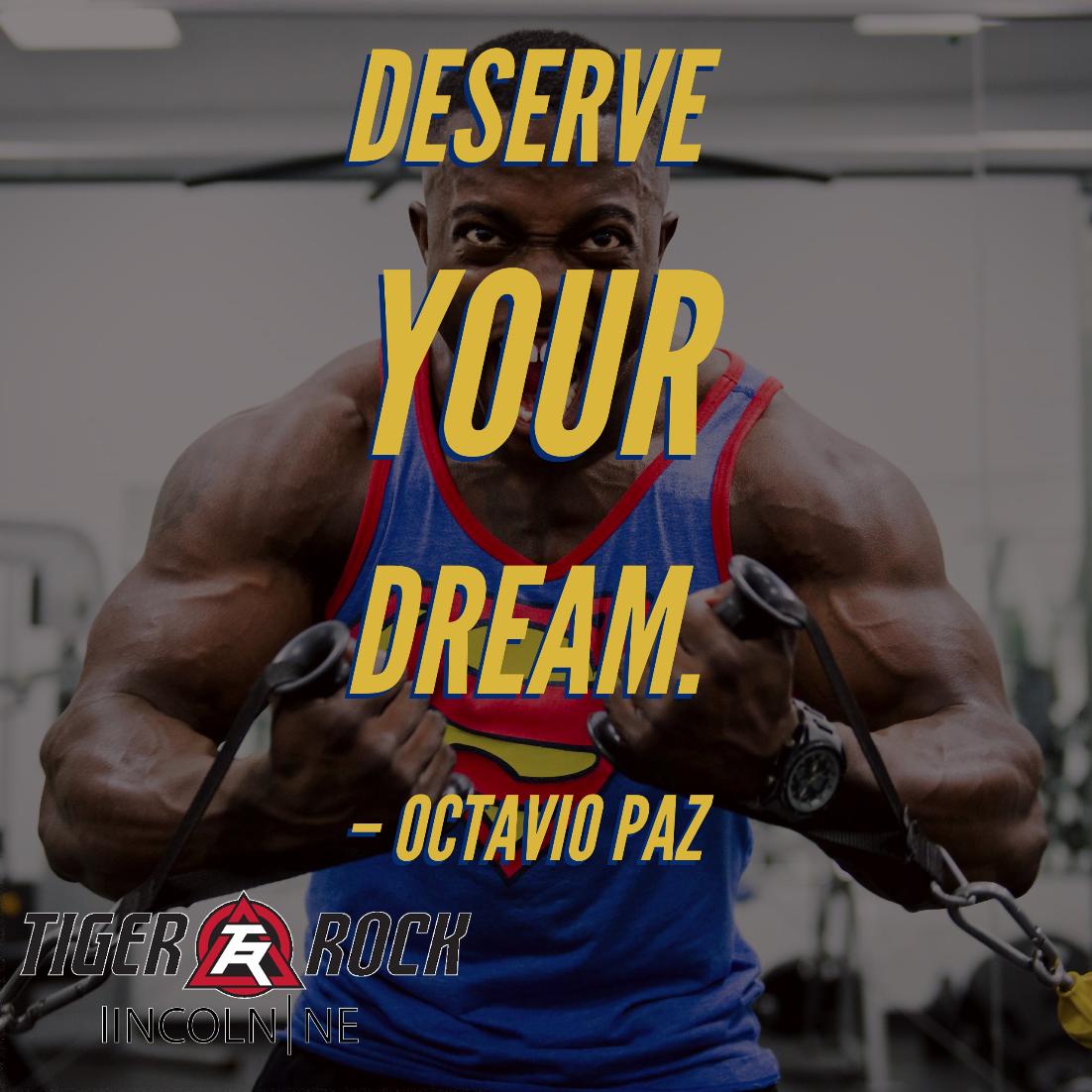 TR_Academy's tweet photo. Deserve your dream. - Octavio Paz #tigerrock #taekwondo https://t.co/22qnYE8mE2