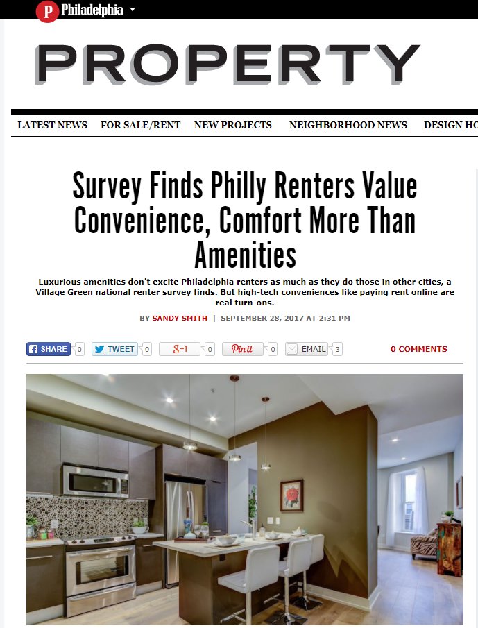 PRDCProperties's tweet image. The Lincoln was featured in @phillymag 📰 According to a 2017 survey, Philly renters value convenience &amp;amp; comfort. The Lincoln's stylish kitchens and high-end amenities were showcased. Visit our website to find out more about our rentals: prdcproperties.com/rentals