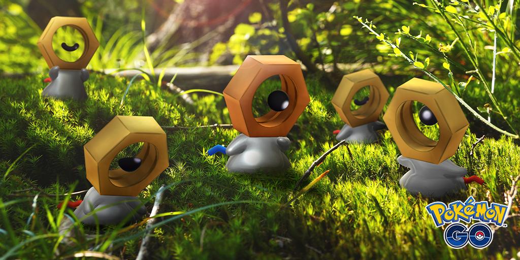 PokemonGoApp's tweet photo. Starting on February 5 at 1 p.m. PST, you have a chance to encounter Shiny Meltan when you use the Mystery Box! You can now also open the Mystery Box every three days for a limited time. Get your Mystery Box by connecting Pokémon GO with #PokemonLetsGo! https://t.co/0a1tpG2e6m https://t.co/3Ev7xN0dO5