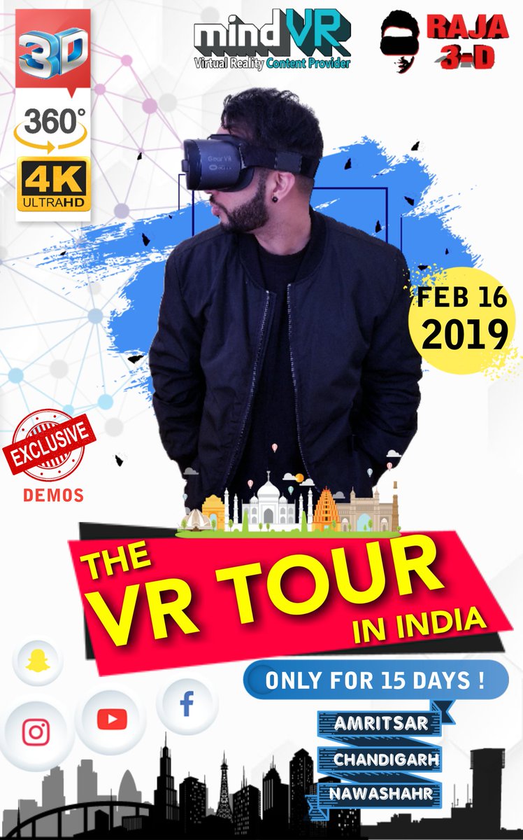 Poster kafi hai. THE VR TOUR IN INDIA  #RAJA3D  #MINDVR