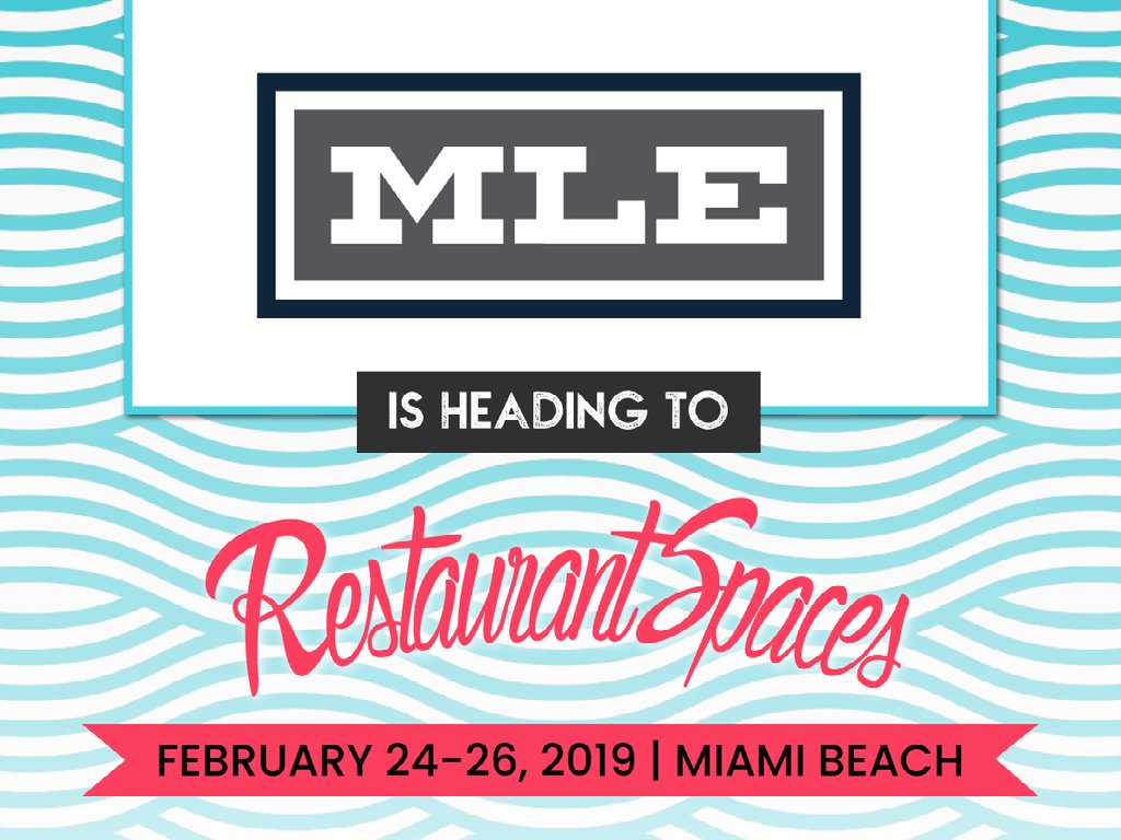 MLE_BRAND's tweet photo. Is it February already? That means RestaurantSpaces is coming! Click below & see what gets MLE so excited about restaurant design & development. We see great things for 2019! https://t.co/K4H1iQAIOT #restaurantspaces #brandvironments #restaurantconstruction #RestaurantOfTheFuture https://t.co/feGmnszipw