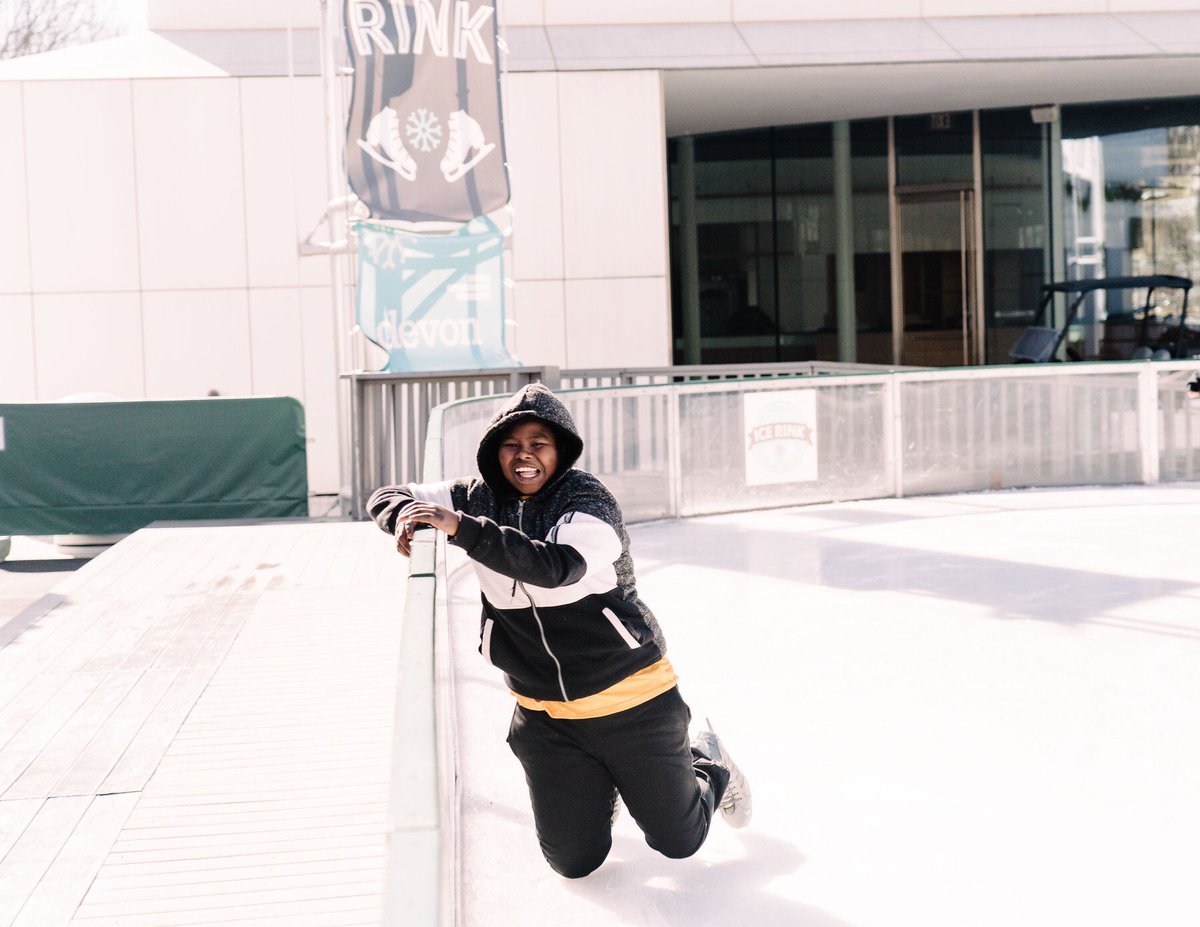 TMProject's tweet photo. We hit the ice to kick off 2019! Special thanks to @DowntownOKC for sponsoring this event and to https://t.co/0ZPi0XWlIl for capturing the action. #TMProjectMentorMoment #MentorMoment #TMPOKC #Mentor #TMProject #TMP #IceSkating https://t.co/rdDf7xcFOS
