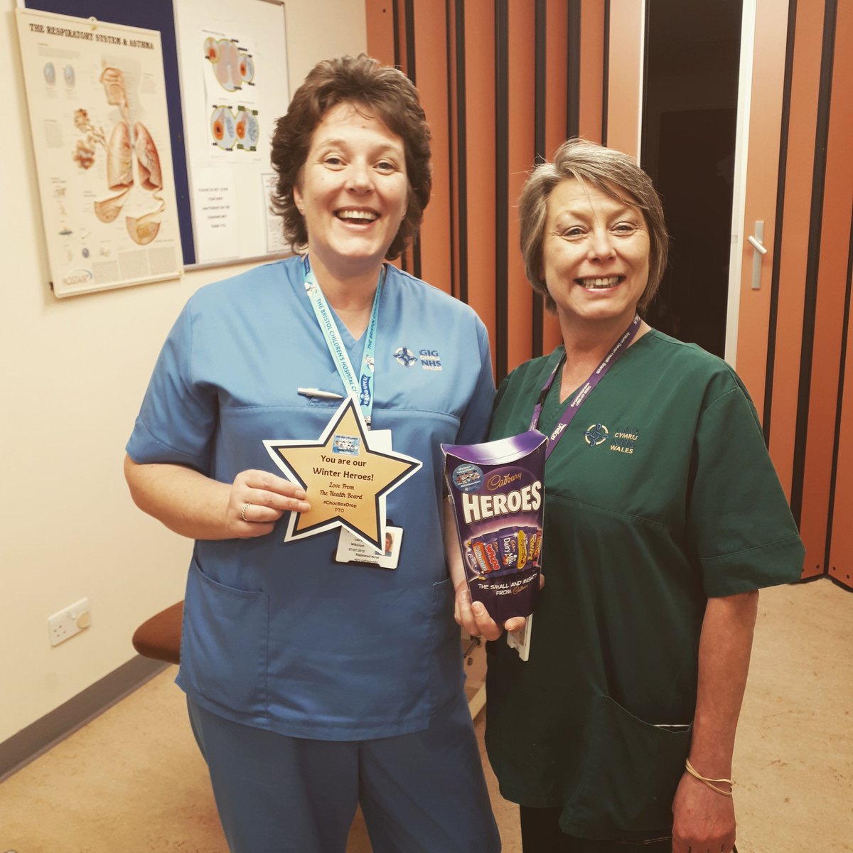 AneurinBevanUHB's tweet photo. #chocboxdrop #BeAWinterHero https://t.co/czqQjZ9E28