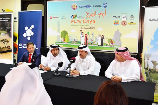qatarisbooming's tweet photo. The Ministry of #Municipality and #Environment, #Sasol and #ORYXGTL launch #FunDays With #Qatar #eNature | https://t.co/Sr6FF5it3g https://t.co/DT6EM6DIR1