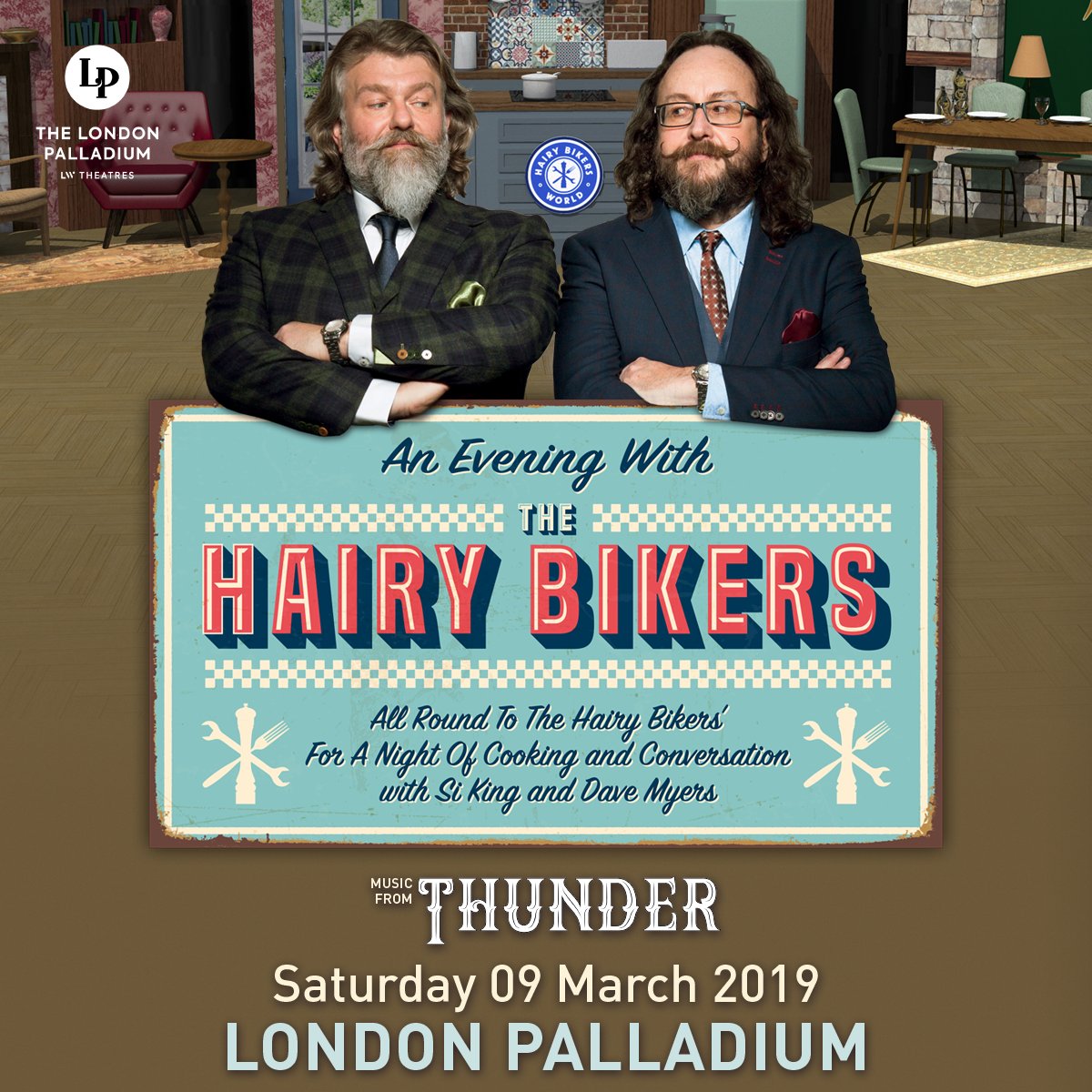 thundertowers's tweet image. Thunder &amp;amp; @HairyBikers on stage together at the @LondonPalladium... What could possibly go wrong?
ow.ly/LCIR30nArI7