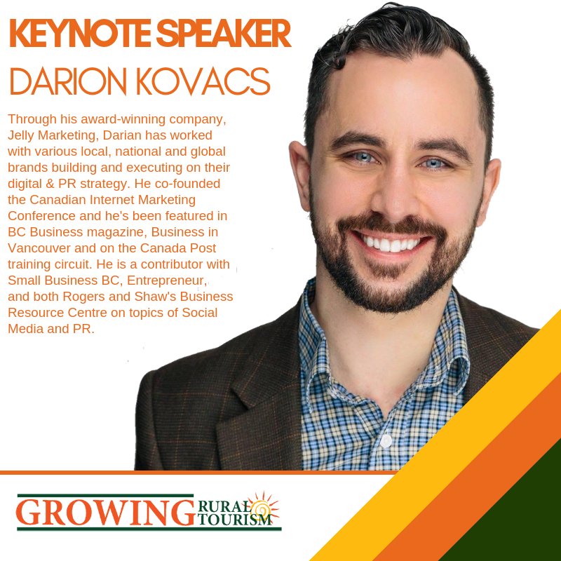 GRTConference's tweet image. Meet Darian Kovacs! #GRT2019 #Tourism #Alberta #Camrose #CRE #investinyourself growingruraltourism.ca