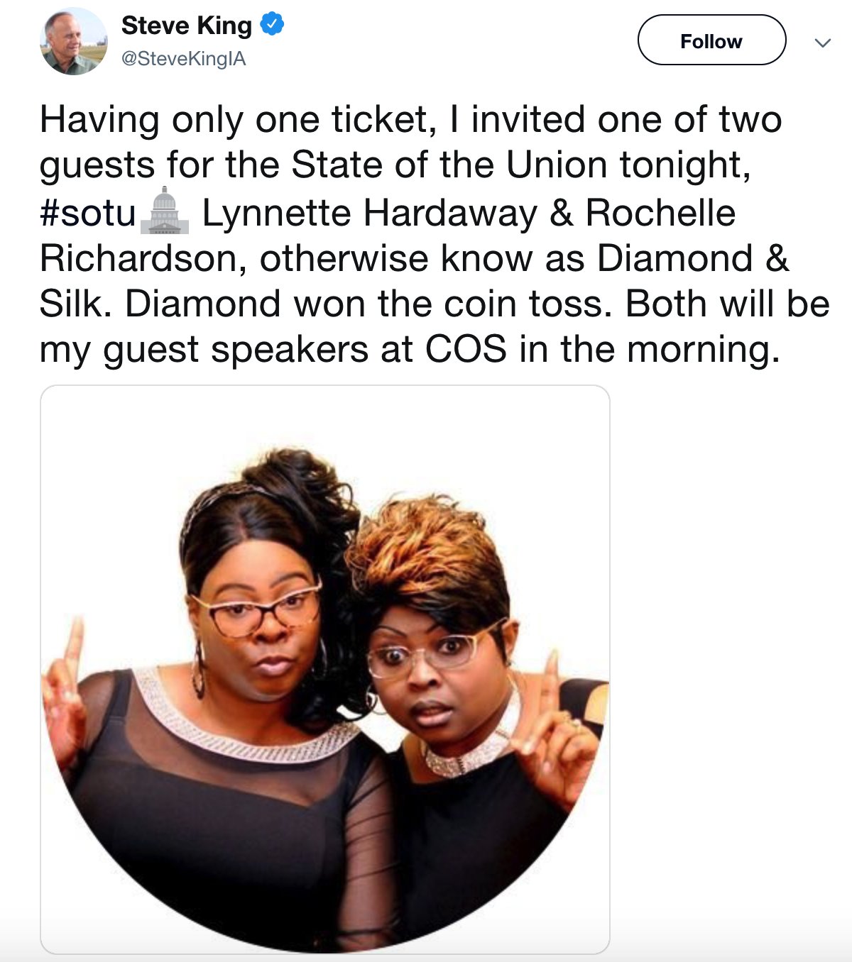 Hayes Brown on Twitter "steve king just solved racism congrats