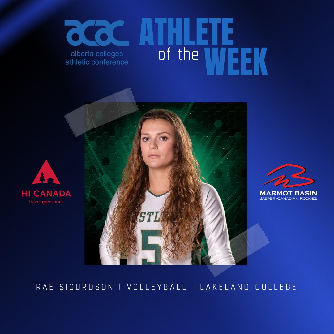 ACAC_Sport's tweet photo. Your #acacsport @marmotbasin / @hostelscanada Athletes of the Week for Feb. 3 - 10, 2019:

- Rae Sigurdson, WVB, @GoRustlers 
- Liam Matheson, MVB, @keyanohuskies 

Congratulations, athletes. https://t.co/AiOBwqrm1I