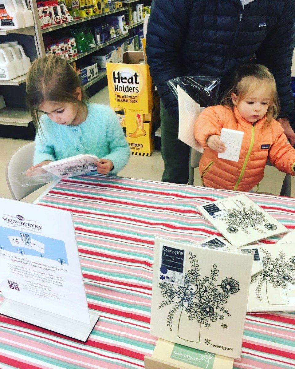 NBSBridgeport's tweet photo. Sweet Gum Towel decorating was a success! Join us for our next Winter Wonderland Workshop on Sunday, February 10 at #WeedAndDuryea! 

#northeastbuildingsupply #sweetgumtowels #familyfun #kids #artsandcrafts #newcanaan #event #fun https://t.co/lh2ToOSPTR