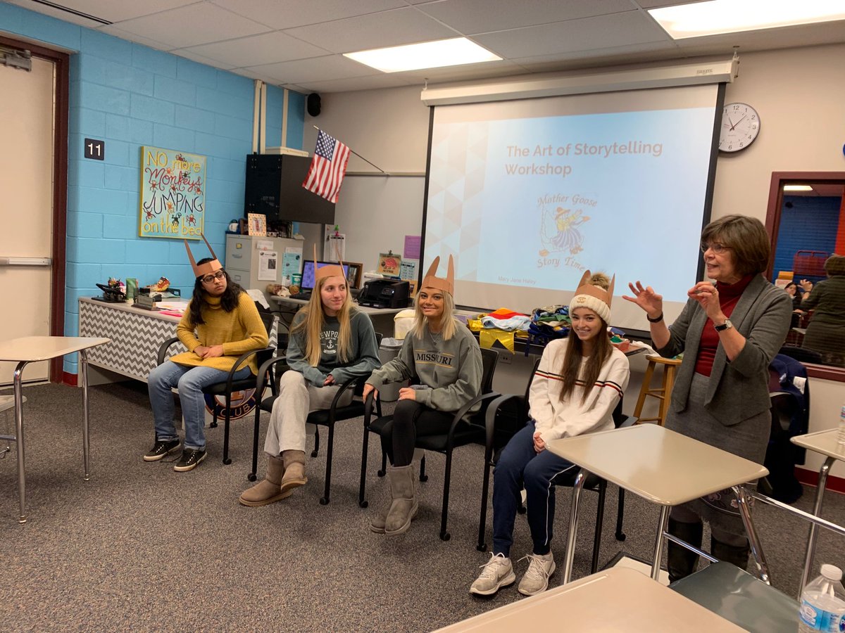 Storytelling workshop today in Preschool. Getting great tips in preparation for our preschoolers to join us soon.