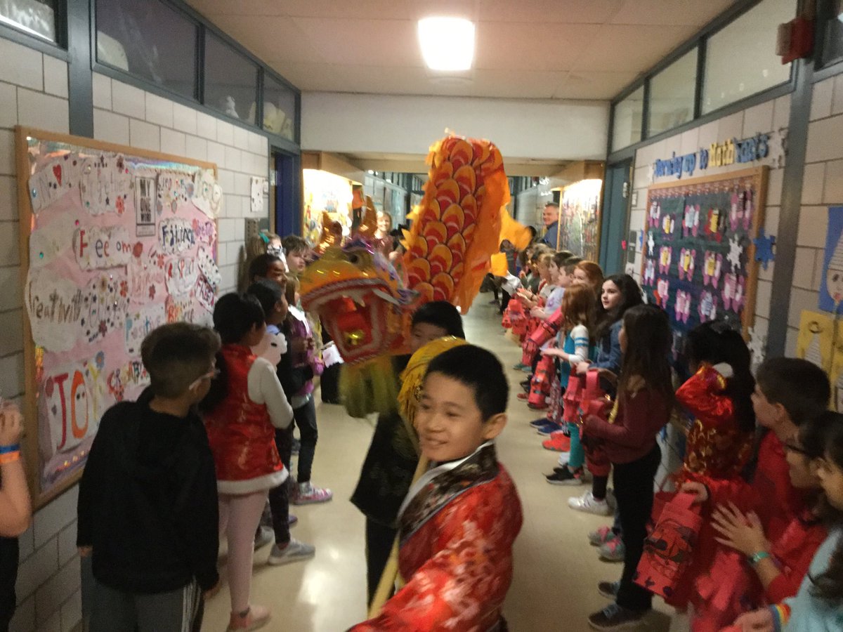 Celebrating Chinese New Year at Elmwood School! We had a wonderful Dragon Parade throughout our building. Learning from each other, everyday! What a beautiful event! ⁦<a href="/HopkintonMA/">Hopkinton, MA</a>⁩ ⁦@HopkintonWell⁩ ⁦<a href="/nbartley6/">Nili Bartley</a>⁩ ⁦<a href="/cbasile14/">Christine Basile</a>⁩