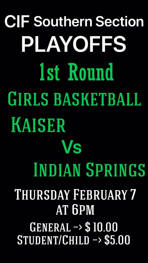 #CIFSouthernSection #GirlsBasketball #GoCats #kaiserisnumberone